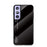 Color Gradient Tempered Glass Ultra Thin and Light Cell Phone Case for Samsung Galaxy S21 4G/5G - Black - 1