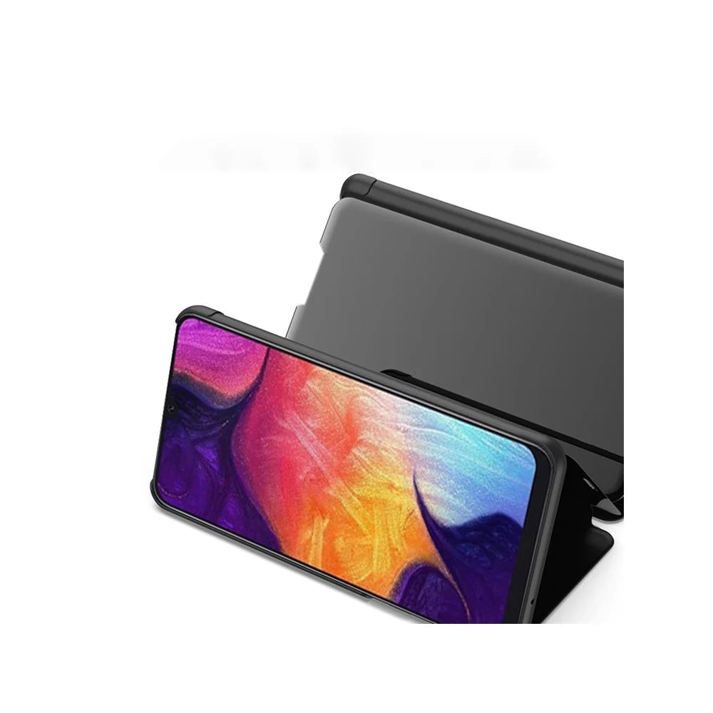 For Samsung Galaxy S21 4G / 5G Flip Leather Cover with Stand Full Body Protective Phone Case - Black - 3