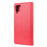 Leather Wallet Butterfly Flower Imprinting Case with Stand for Samsung Galaxy A12 - Red - 3