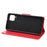 Leather Wallet Butterfly Flower Imprinting Case with Stand for Samsung Galaxy A12 - Red - 5