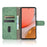 Delicate PU Leather Wallet Cell Phone Case for Samsung Galaxy A72 5G / A72 4G - Green - 4