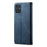Jeans Cloth Texture Wallet Leather Mobile Phone Protective Cover for Samsung Galaxy A72 5G / A72 4G - Blue - 3
