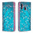 Pattern Printing Auto-absorbed PU Leather Stand Case for Samsung Galaxy A10e/A20e - Plum Blossom - 4