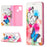 PU Leather Pattern Printing Auto-absorbed Case with Stand for Samsung Galaxy A21s - Two Butterflies - 1