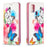 PU Leather Pattern Printing Auto-absorbed Case with Stand for Samsung Galaxy A21s - Two Butterflies - 4