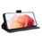 Multiple Card Slots Stand for Samsung Galaxy S21+ 5G Cover Leather Protective Case - Black - 7