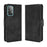 Leather Protective Case for Samsung Galaxy A52 4G/5G / A52s 5G Multiple Card Slots Shell - Black - 7