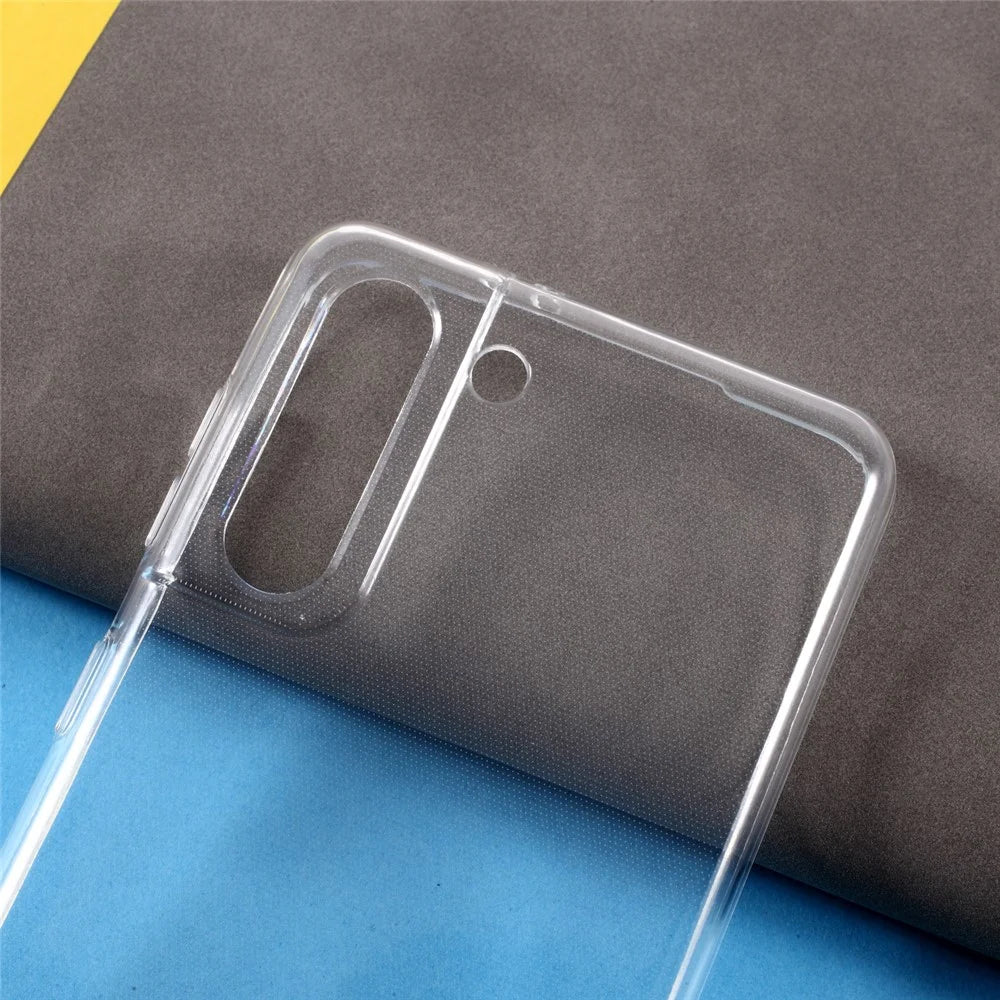 Shock Absorption Crystal Clear TPU Casing Shell for Samsung Galaxy S21 4G/5G - Transparent - 3