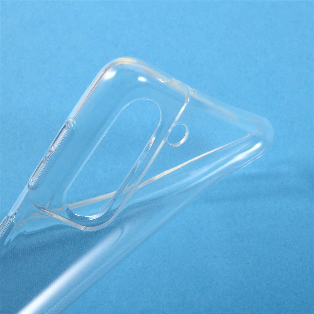 Shock Absorption Crystal Clear TPU Casing Shell for Samsung Galaxy S21 4G/5G - Transparent - 7