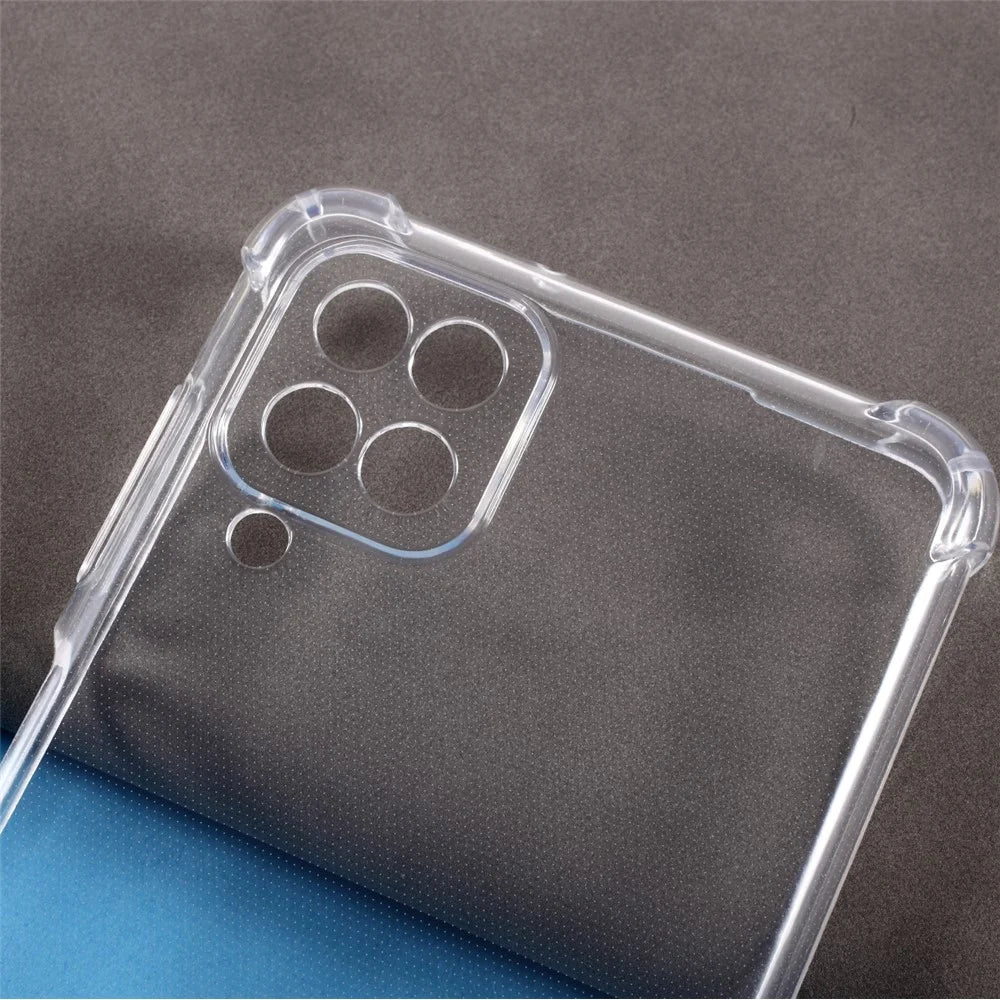 Drop Resistant for Samsung Galaxy A12 Clear TPU Mobile Phone Case - 3