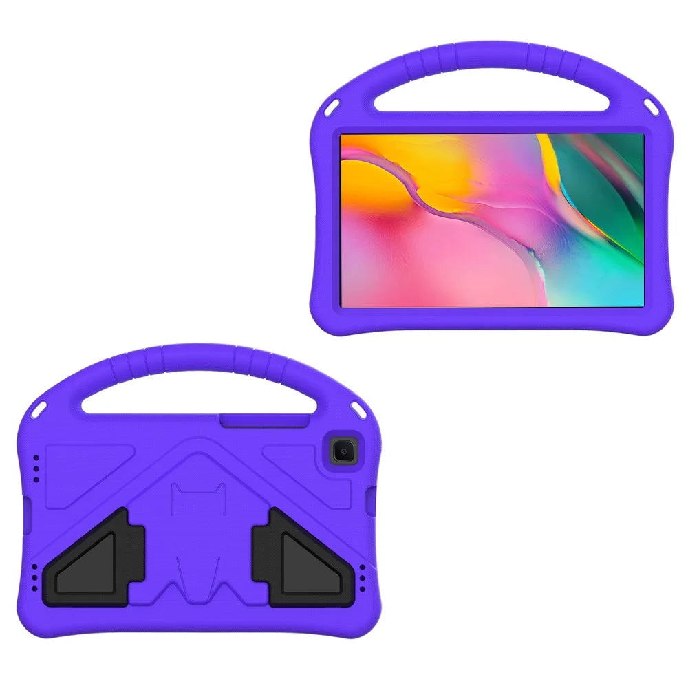 Anti-shock with Pen Slot Handle EVA Tablet Case for Samsung Galaxy Tab A 8.0 Wi-Fi (2019) SM-T290/Tab A 8.0 LTE (2019) SM-T295 - Purple - 1