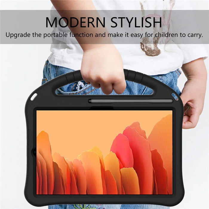 Shock-proof with Handle EVA Tablet Case with Pen Slot for Samsung Galaxy Tab A7 10.4 (2022) / (2020) T500 - Black - 3