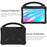 Anti-shock EVA Tablet Case with Handle Pen Slot for Samsung Galaxy Tab S6 SM-T860 (Wi-Fi)/S6 SM-T865 (LTE) - Black - 3