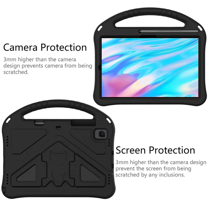 Anti-shock EVA Tablet Case with Handle Pen Slot for Samsung Galaxy Tab S6 SM-T860 (Wi-Fi)/S6 SM-T865 (LTE) - Black - 3