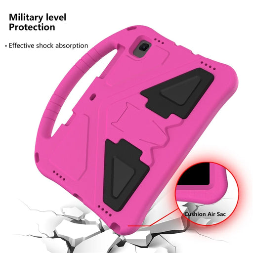EVA Anti-shock Handle Tablet Case with Pen Slot for Samsung Galaxy Tab S5e SM-T720 - Rose - 2