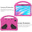 EVA Anti-shock Handle Tablet Case with Pen Slot for Samsung Galaxy Tab S5e SM-T720 - Rose - 3