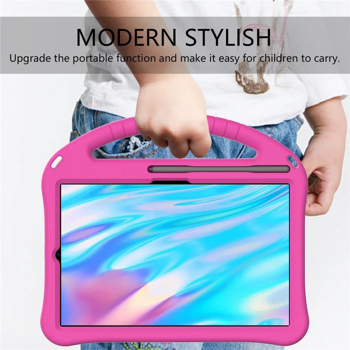 EVA Anti-shock Handle Tablet Case with Pen Slot for Samsung Galaxy Tab S5e SM-T720 - Rose - 4