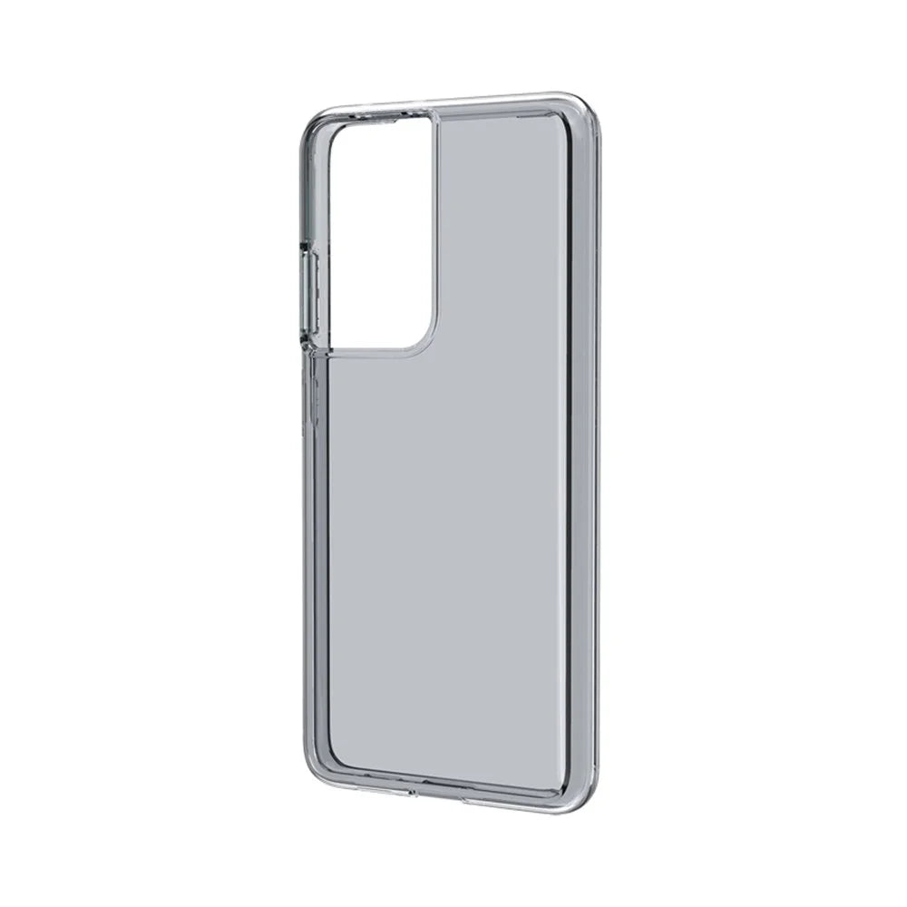 Anti-fingerprint PC+TPU Combo Back Case for Samsung Galaxy S21 Ultra 5G Clear Design Phone Shell - Black - 2