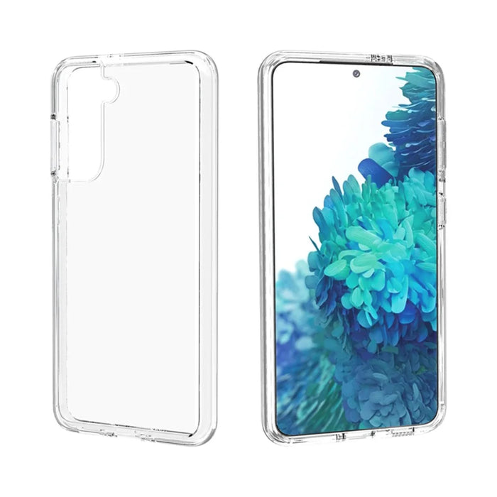 Clear Design Anti-fingerprint PC+TPU Combo Back Case for Samsung Galaxy S21 4G/5G - Transparent - 2