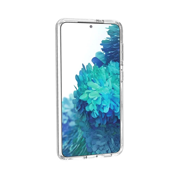 Clear Design Anti-fingerprint PC+TPU Combo Back Case for Samsung Galaxy S21 4G/5G - Transparent - 6