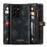 CASEME 008 Series for Samsung Galaxy S21 Ultra 5G PU Leather Zipper Multi-function Phone Case Magnetic Detachable 2-in-1 Wallet Stand Cover - Black - 3