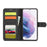 LC.IMEEKE for Samsung Galaxy S21+ 5G Foldable Stand Cover Leather Wallet All Round Full Protection Case - Black - 5