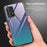 Soft TPU Edge + Anti-Scratch HD Tempered Glass Phone Case with Color Gradient Pattern for Samsung Galaxy A52 4G/5G / A52s 5G - Gold/Pink - 4