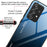 Soft TPU Edge + Anti-Scratch HD Tempered Glass Phone Case with Color Gradient Pattern for Samsung Galaxy A52 4G/5G / A52s 5G - Gold/Pink - 6