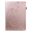 Imprinted Flower Pattern Leather Wallet Stand Tablet Protective Shell for Samsung Galaxy Tab S6 Lite (2020) / (2022) / (2024) - Rose Gold - 4
