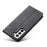 TPU + PU Leather Wallet Auto-absorbed Cover for Samsung Galaxy S21 5G - Black - 2