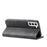 TPU + PU Leather Wallet Auto-absorbed Cover for Samsung Galaxy S21 5G - Black - 5