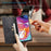 AUTSPACE A01 Series RFID Blocking Retro Matte Leather Case Wallet for Samsung Galaxy A70 - Black - 5