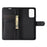 Wallet Stand Design Litchi Texture Leather Phone Cover for Samsung Galaxy A72 4G / 5G - Black - 3