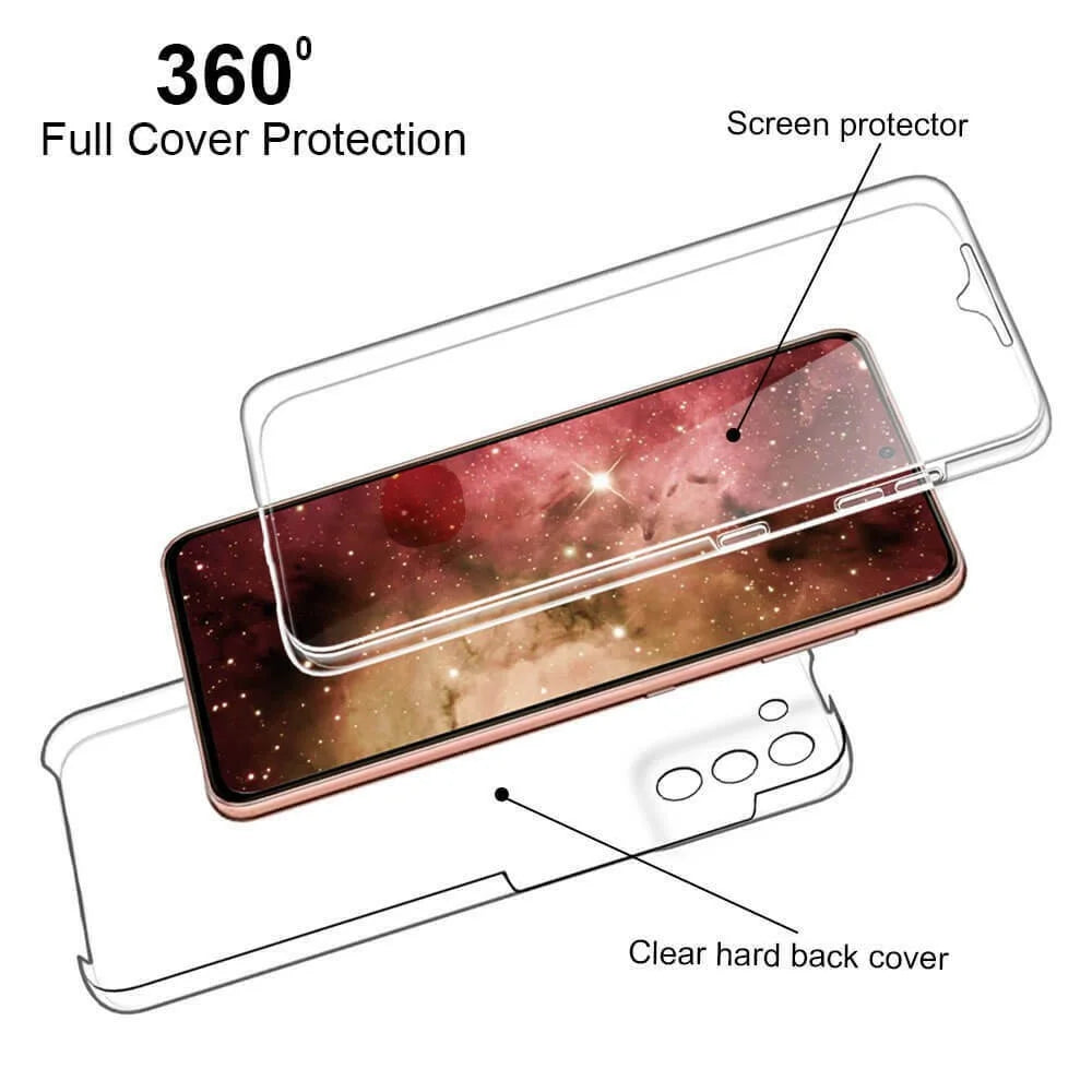 PET Cover + TPU Frame + Acrylic Panel Phone Shell for Samsung Galaxy S21 Plus 5G Clear Full Protection Hybrid Case - 2