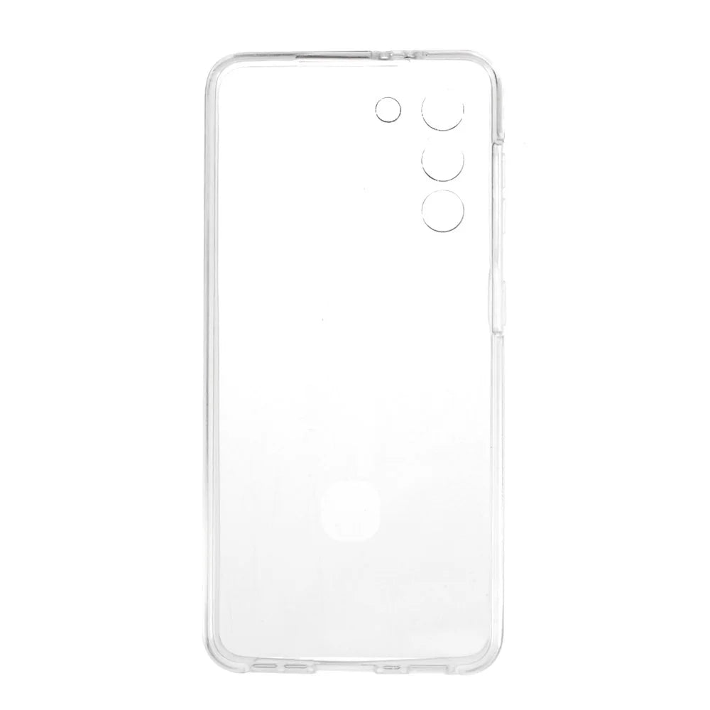 PET Cover + TPU Frame + Acrylic Panel Phone Shell for Samsung Galaxy S21 Plus 5G Clear Full Protection Hybrid Case - 3