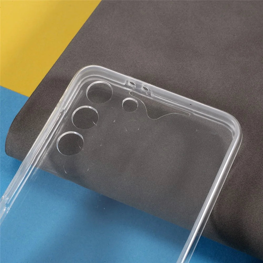 PET Cover + TPU Frame + Acrylic Panel Phone Shell for Samsung Galaxy S21 Plus 5G Clear Full Protection Hybrid Case - 7