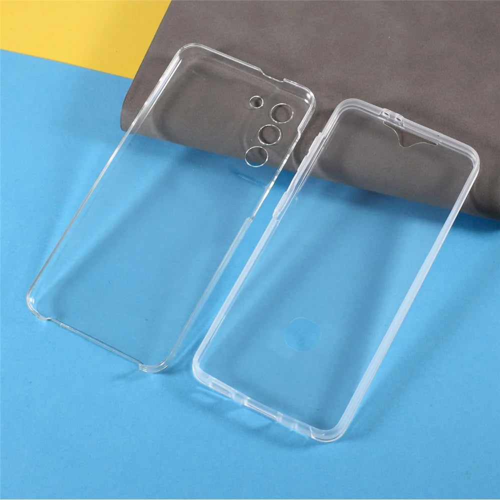 PET Cover + TPU Frame + Acrylic Panel Full Protective Shell for Samsung Galaxy S21 4G/5G Clear Hybrid Case - 5