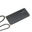 For Samsung Galaxy S21 Ultra 5G Eco-Friendly Wheat Straw Soft TPU Phone Case with Adjustable Lanyard - Black - 2
