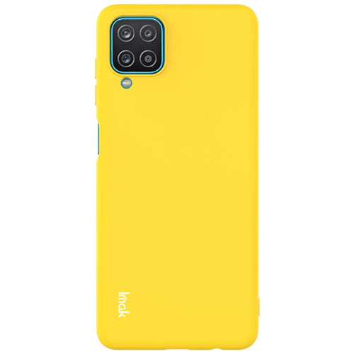 IMAK UC-2 Series Skin-feel Soft TPU Phone Shell Case for Samsung Galaxy A12 - Yellow - 1