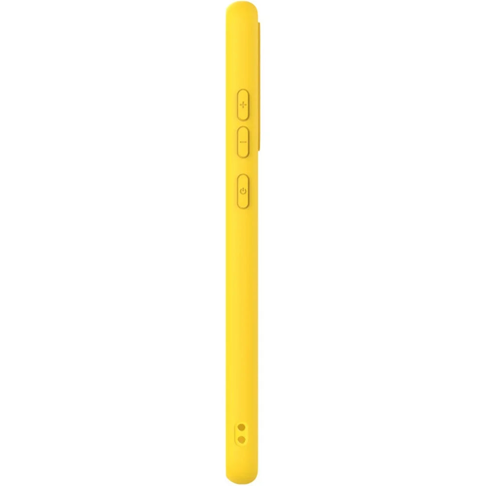 IMAK UC-2 Series Skin-feel Soft TPU Phone Shell Case for Samsung Galaxy A12 - Yellow - 2
