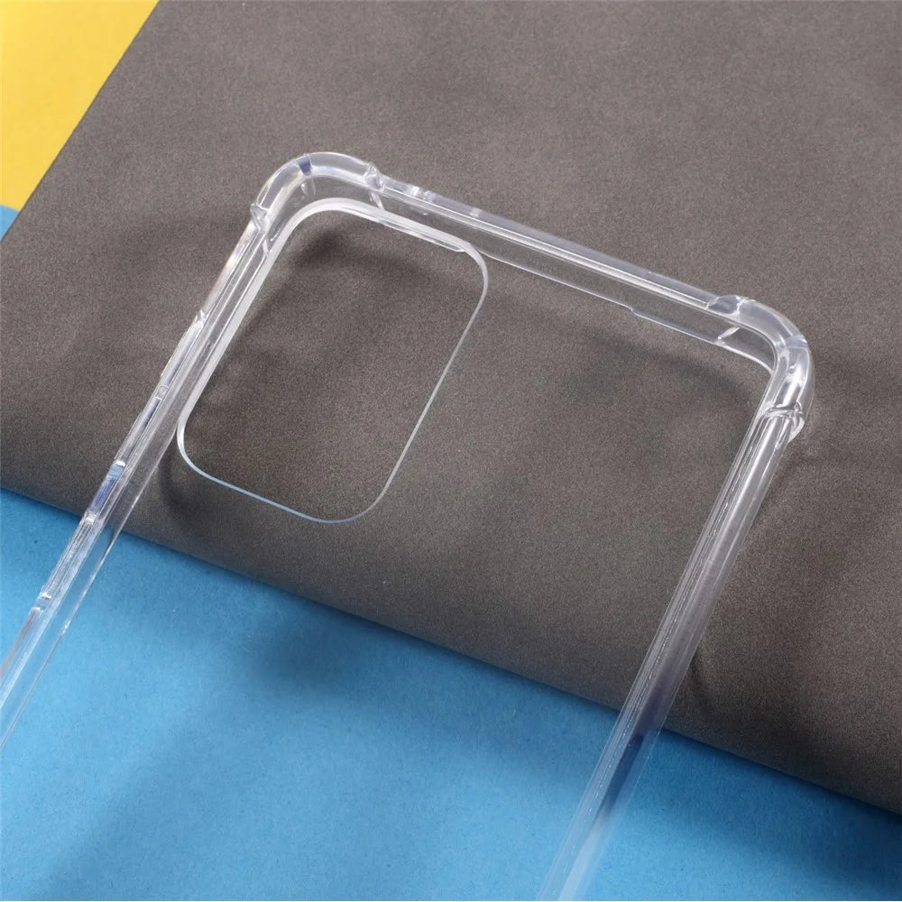 For Samsung Galaxy A52 4G/5G / A52s 5G Ultra-Thin Transparent Acrylic Soft TPU Bumper Phone Case Protective Cover - 3