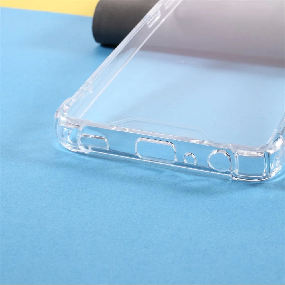 For Samsung Galaxy A52 4G/5G / A52s 5G Ultra-Thin Transparent Acrylic Soft TPU Bumper Phone Case Protective Cover - 4