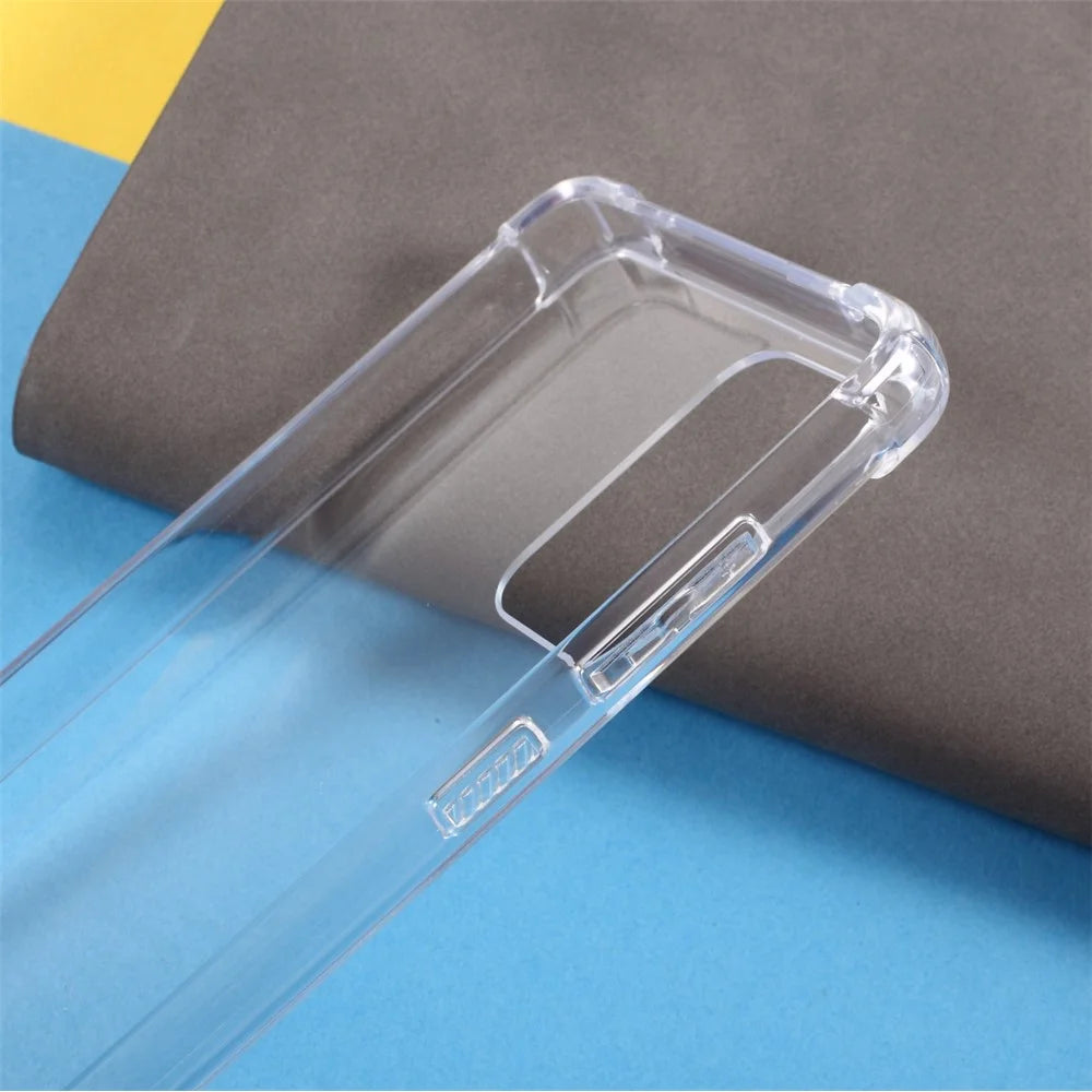 For Samsung Galaxy A52 4G/5G / A52s 5G Ultra-Thin Transparent Acrylic Soft TPU Bumper Phone Case Protective Cover - 6