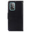 Wallet Textured Leather Stand Phone Shell for Samsung Galaxy AA52 4G/5G / A52s 5G - Black - 3