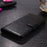 Wallet Textured Leather Stand Phone Shell for Samsung Galaxy AA52 4G/5G / A52s 5G - Black - 7