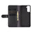 For Samsung Galaxy S21+ Phone Cases Genuine Split Leather Wallet Mobile Cover Stand - Black - 3