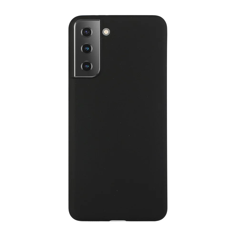 Candy Color Soft TPU Phone Shell for Samsung Galaxy S21+ 5G - Black - 1