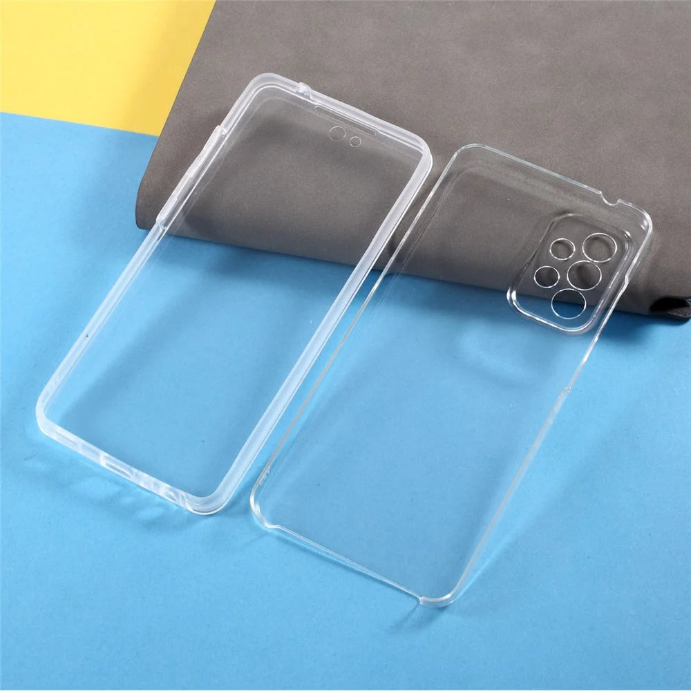 Hybrid PET + TPU + Acrylic Clear Full Protective Cover for Samsung Galaxy A52 4G/5G / A52s 5G - 6