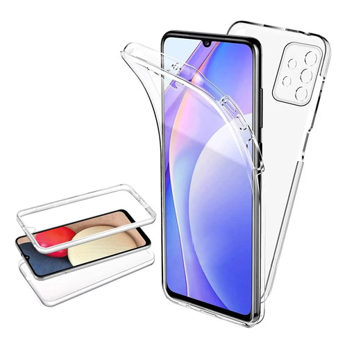 Hybrid PET + TPU + Acrylic Clear Full Protective Shell for Samsung Galaxy A72 5G Case - 1