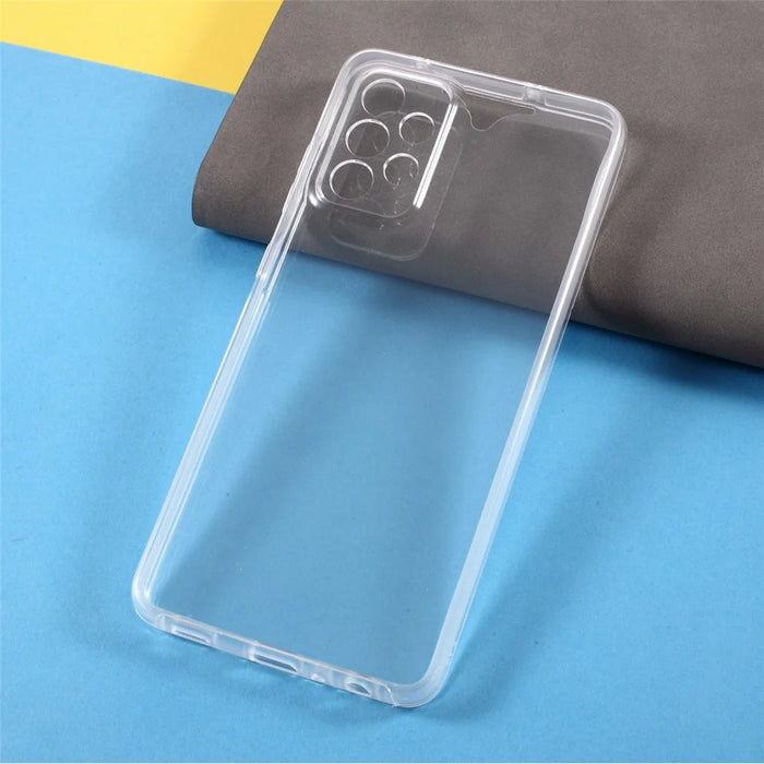 Hybrid PET + TPU + Acrylic Clear Full Protective Shell for Samsung Galaxy A72 5G Case - 3